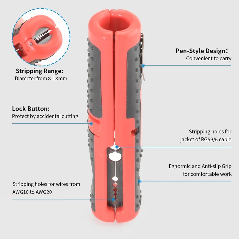 Multifunctional Wire Stripper  - Automatic Wire Stripper Cutter recension och pris