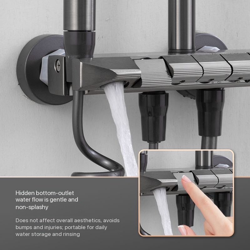 Grey Chrome Bathroom Shower Fa - Plumbing recension och pris